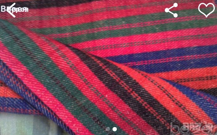 Стара, ръчно тъкана дилка - пелена, снимка 1