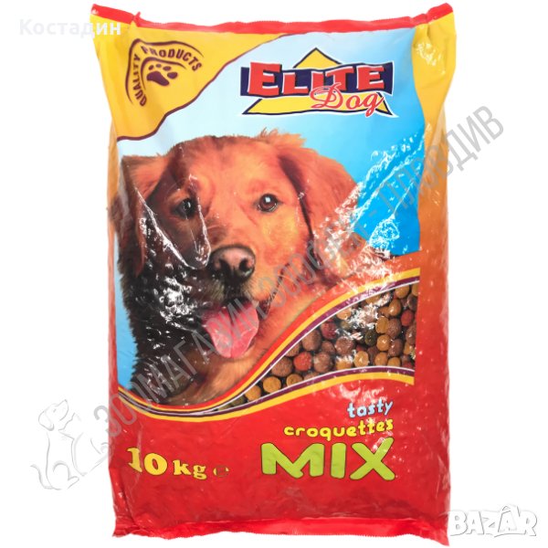 Elite Dog Mix 10кг - Пълноценна храна за Кучета, снимка 1