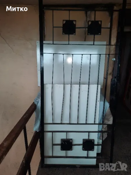 Желязна решетка тип врата от дебело желязо 4мм., снимка 1