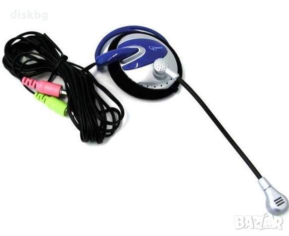 Нова слушалка клипс с микрофон "Gembird" Net-201, снимка 1