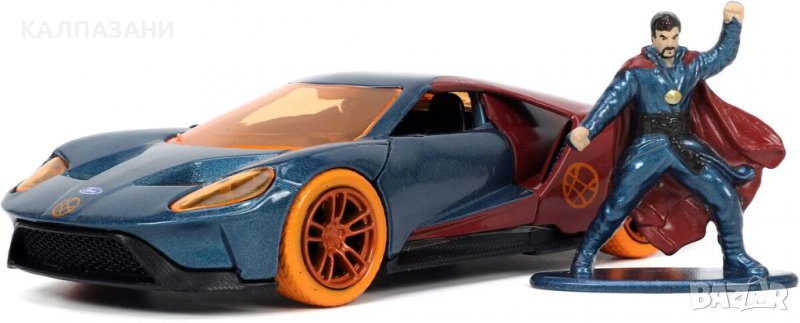 Jada 253223013 Кола Marvel Doctor Strange Ford GT 1/32, снимка 1