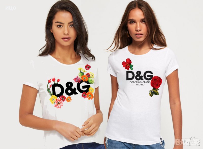 Тениска Dolce & Gabbana принт 4 модела всички размери , снимка 1