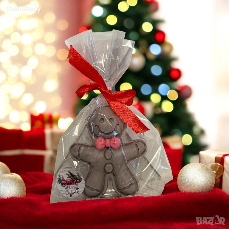 Коледни сапунчета -Джинджифилово човече и Шишарка , снимка 1