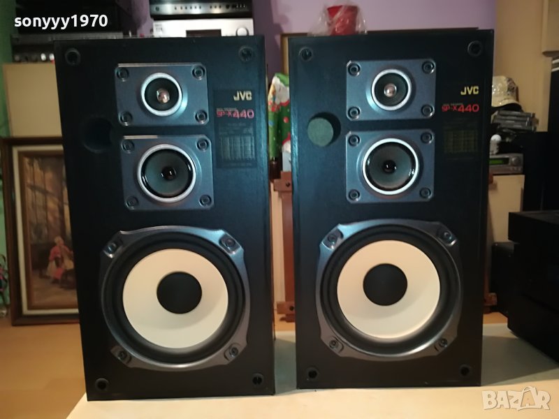 JVC-2X80W/8ohn-2БР ТОНКОЛОНИ ВНОС SWISS L0307220951, снимка 1