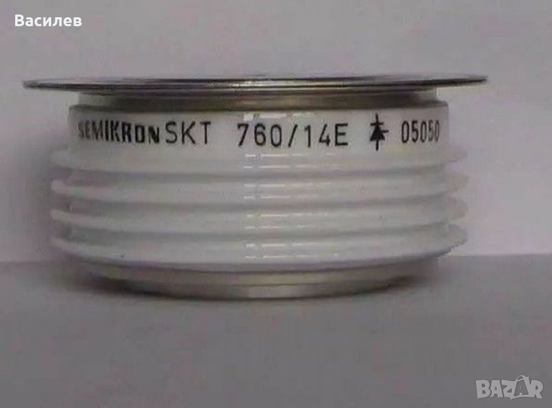Продавам  тиристор SKT760/14E - SCR, TO-200AC, 1400V, 760A, снимка 1