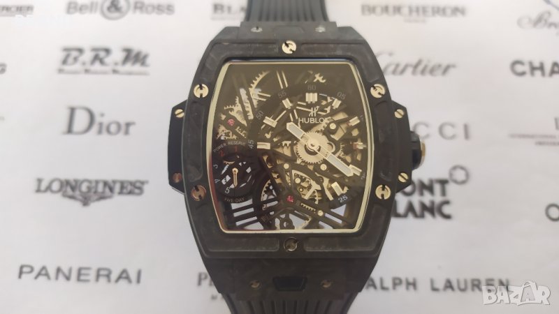 Уникален часовник HUBLOT SPIRIT OF BIG BANG Carbon механичен клас 6А+, снимка 1