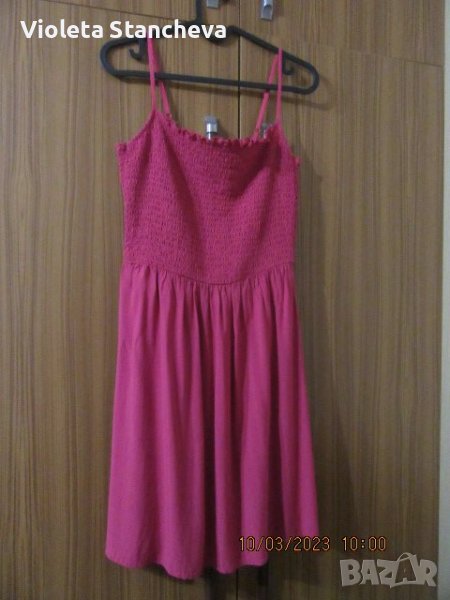 ИНТЕРЕСНА РОКЛЯ С ПРЕЗРАМКИ, снимка 1