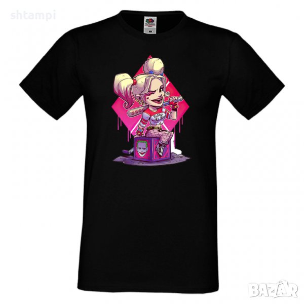 Мъжка тениска DC Harley Queen Star Wars Игра,Изненада,Подарък,Геймър, , снимка 1