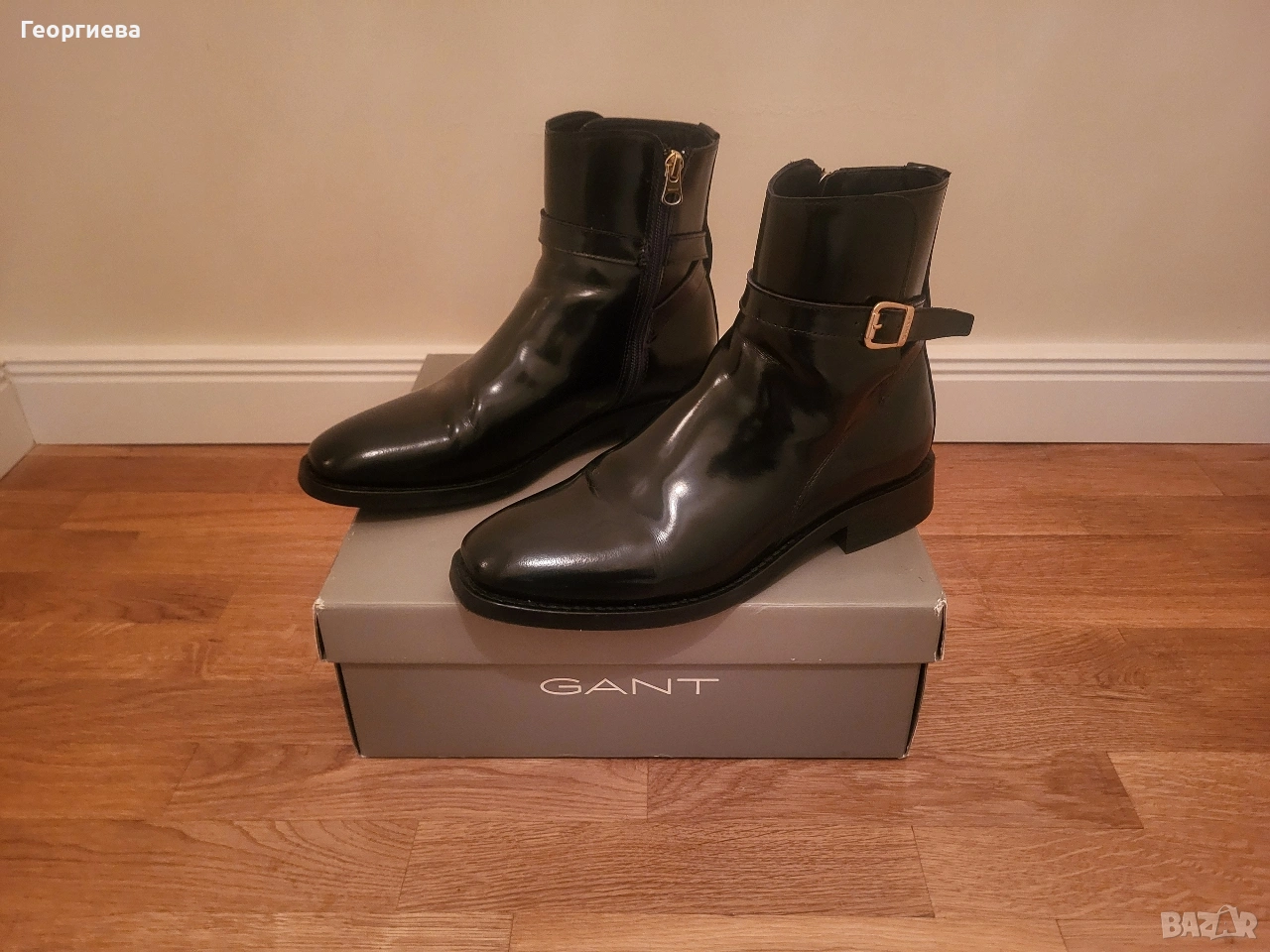 GANT Chelsea боти + GUESS чанта, снимка 1