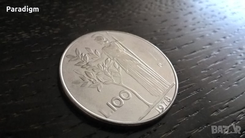 Монета - Италия - 100 лири | 1978г., снимка 1