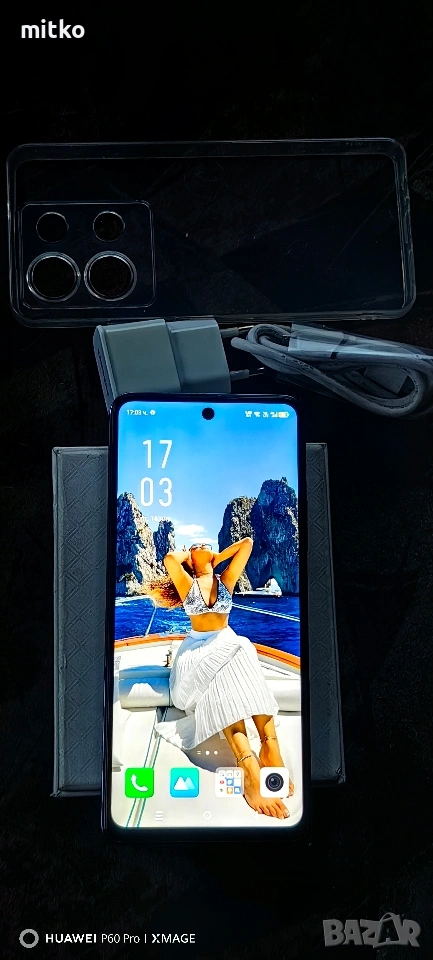 INFINIX NOTE 30 AURORA BLUE-Перфектно състояние.6.8"OLED 120Hz.дисплей, снимка 1