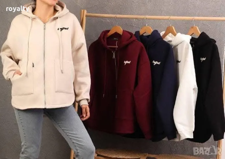 Ватиран Памучен суичър , снимка 1