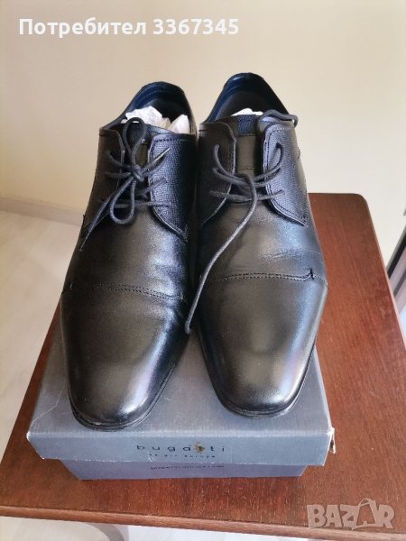 Официални кожени обувки bugatti 46-ти номер, снимка 1