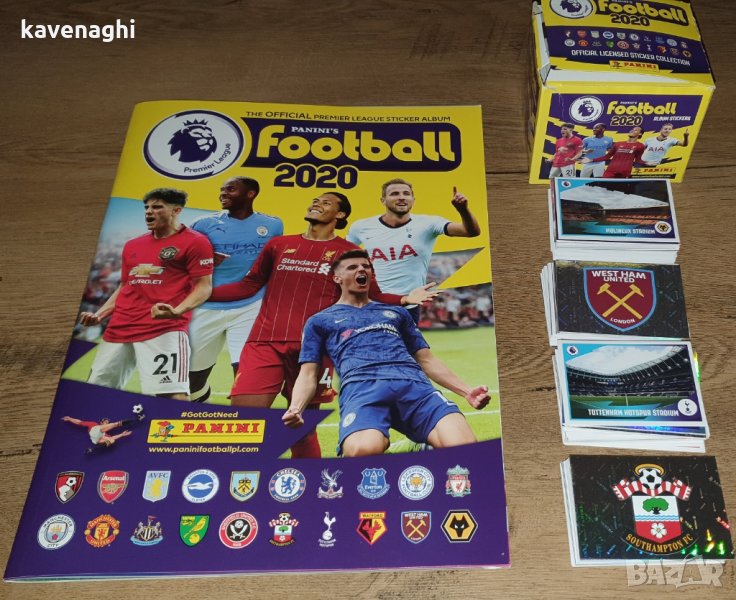 Продавам: PANINI 2019/20 Premier League албум и пълен комплект стикери, снимка 1