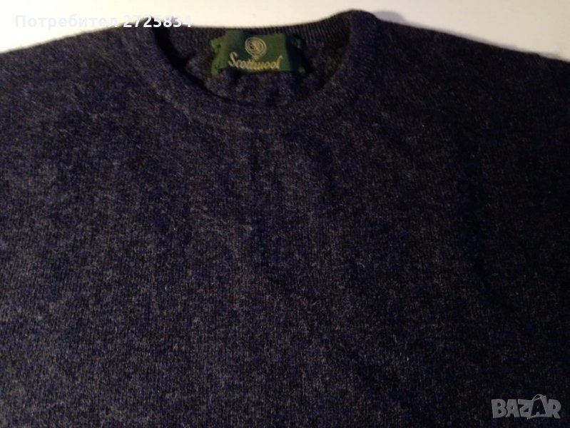 Блуза с къс ръкав от 100% шотландска вълна, снимка 1