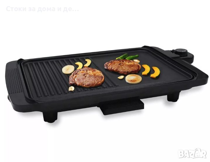 ✨Електрическа скара ZEPHYR ZP 1015 G, 1500W, Тавичка за мазнина, Термостат, Черен  , снимка 1