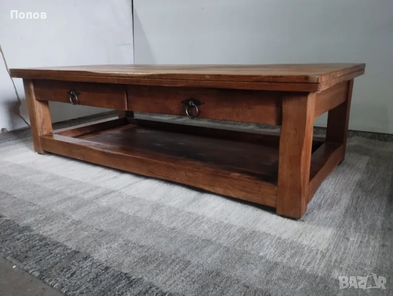 Масивна дъбова маса, снимка 1