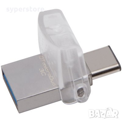 USB Флаш Памет 32GB USB 3.0/3.1 Kingston DTDUO3C/32GB DataTraveler MicroDuo 3C USB 3.0/3.1 + Type-C , снимка 1