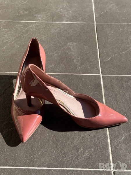 Next ниски обувки на ток, цвят пепел от рози, размер 36.5, снимка 1