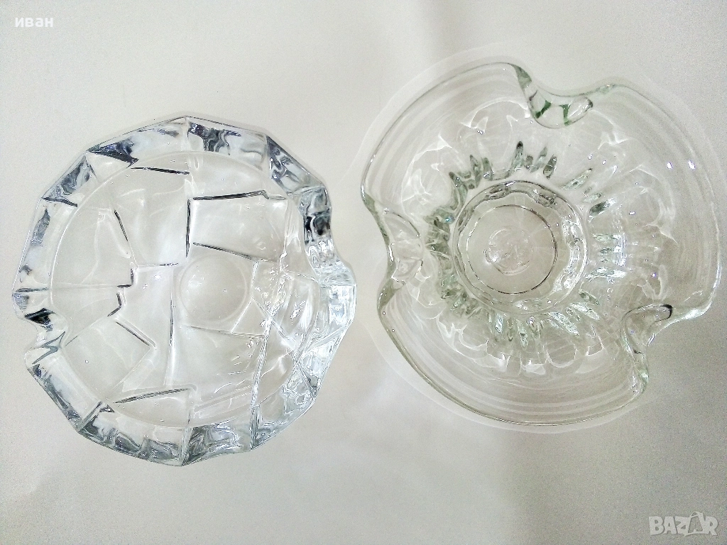 Комплект два броя пепелници., снимка 1