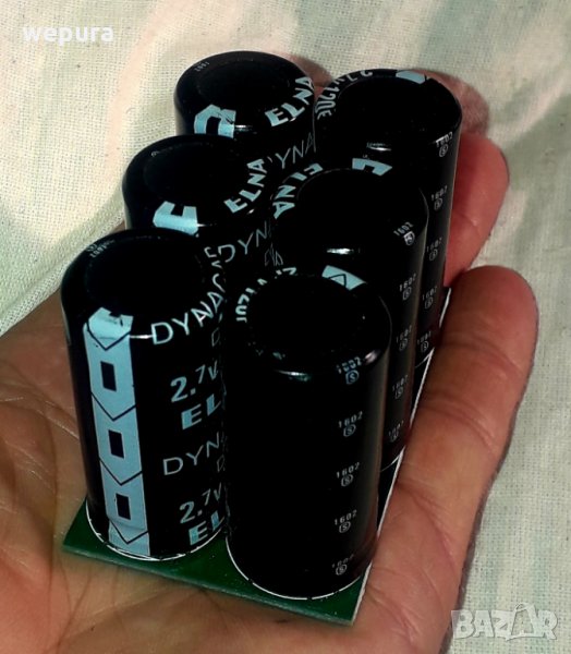 Батерия от суперкондензатори 20 фарада 16 волта, снимка 1