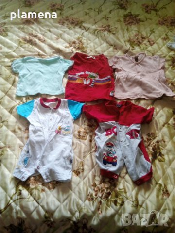 Дрехи за бебета 0-3 месеца, снимка 3 - Детски тениски и потници - 31962469