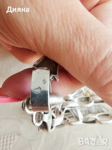 Сребърен ланец 925, снимка 3 - Колиета, медальони, синджири - 56201190