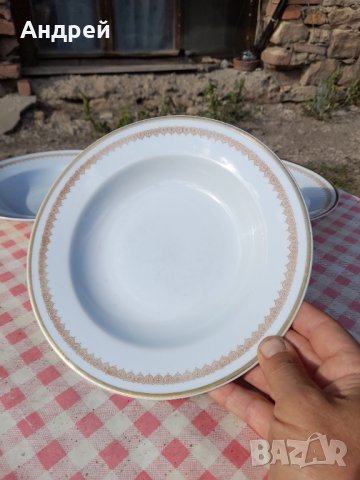 Стара порцеланова чиния,чинии #12, снимка 3 - Антикварни и старинни предмети - 33951416