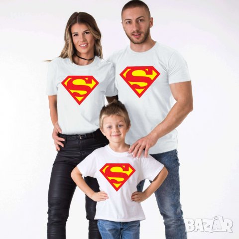  Тениски Batman и Supermen Мъжки Дамски и Детски , снимка 3 - Тениски - 29626827