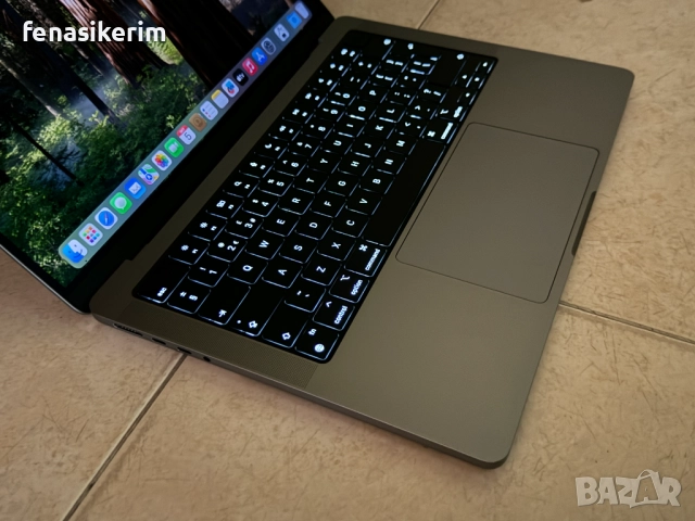 14' Apple MacBook Pro 2021 M1 Pro Space Grey 16GB RAM/512GB SSD/Бат 122 цик., снимка 6 - Лаптопи за работа - 51953423