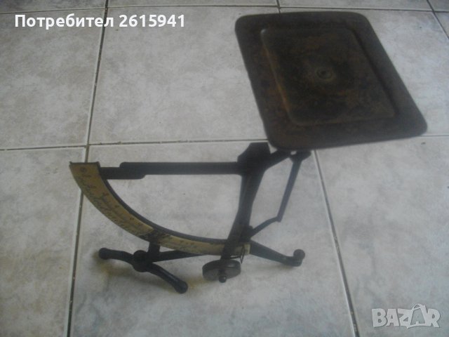 Антикварен Кантар-ВезнаСтар/Старинен-Античен-Аптекарски-ОТЛИЧЕН-Колекционерски, снимка 11 - Антикварни и старинни предмети - 38780779