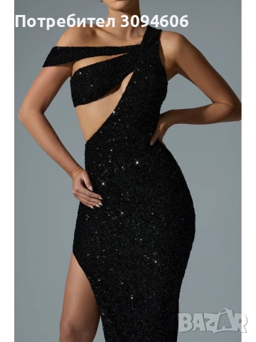 Стил и елегантност, рокля с пайети 