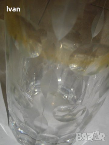 Голяма Кристална Ваза-Кръгла-210мм-Диаметър 110мм-Тежка-3,0 кг, снимка 17 - Вази - 39814186