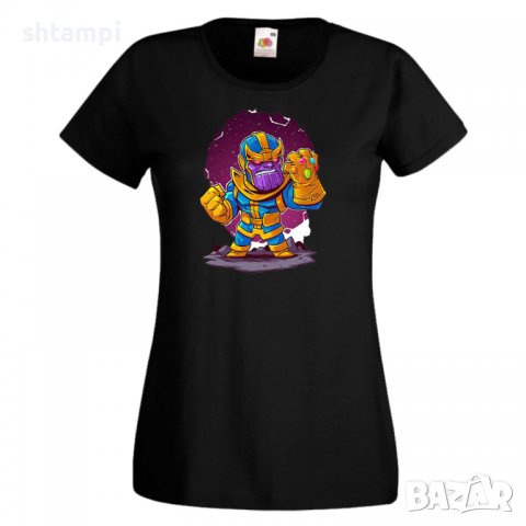 Дамска тениска Marvel Thanos Игра,Изненада,Подарък,Геймър,, снимка 2 - Тениски - 36786075