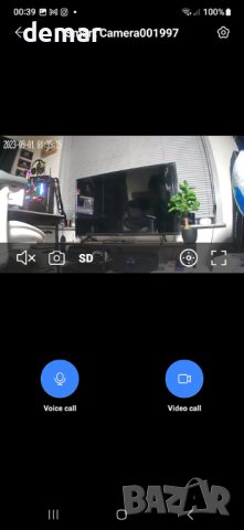 CIAJIE Двупосочна видеокамера 2,8'' екран wifi 360° интелигентна 1080p, снимка 6 - HD камери - 42068085