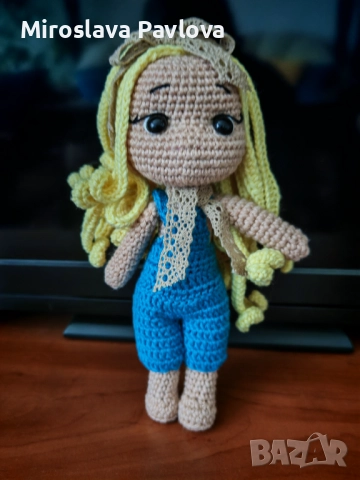 Плетени кукли на една кука. Размери между 20 см и 30 см, снимка 4 - Кукли - 52635068