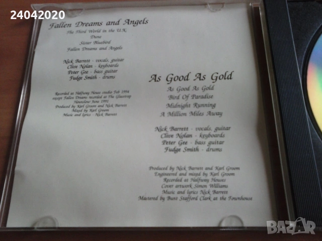 Pendragon – As Good As Gold/Fallen Dreams And Angels 2 in 1 матричен диск, снимка 2 - CD дискове - 54023199