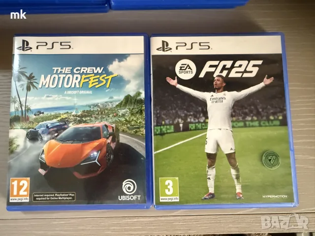 FC25 и The Crew Motorfest за PlayStation 5