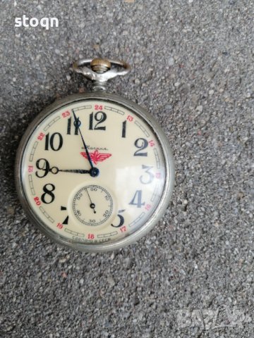 Джобен часовник Мълния, снимка 3 - Антикварни и старинни предмети - 39528335