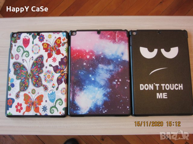 Apple iPad 9 8 7 10.2" / Air 5 4 10.9" / Mini 7 6 8.3" / Кожен калъф смарт кейс за таблет, снимка 14 - Таблети - 30299289