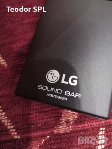 Дистанционно за soundbar LG, снимка 5 - Аудиосистеми - 40658157