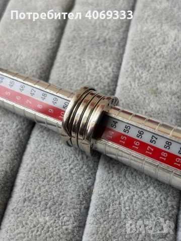 Сребърен пръстен Булгари 925, снимка 6 - Пръстени - 54277000