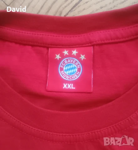 Памучна фланелка на Байерн Мюнхен, снимка 3 - Футбол - 50656211