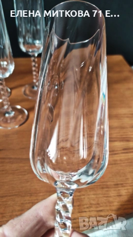 *Cristal d'arques * Франция 4 сервиза кристални чаши с различна вместимост, снимка 11 - Чаши - 54130729