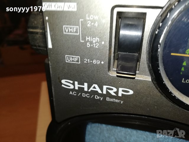 SHARP-РЕТРО ТВ 1810231127, снимка 5 - Антикварни и старинни предмети - 42620755