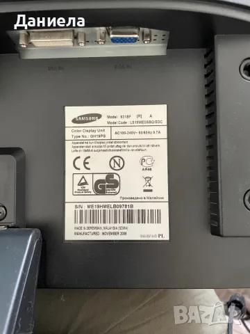 Samsung SyncMaster 931 bf монитор, снимка 4 - За дома - 56057381
