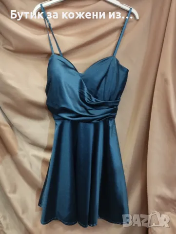 Рокля сатен, снимка 2 - Рокли - 48238522