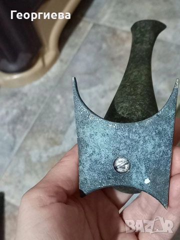 Две поставка за лули от месинг , снимка 8 - Антикварни и старинни предмети - 52579071