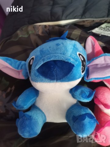 Лило и Стич lilo stitch плюшена играчка синьо или розово човече плюшен, снимка 6 - Плюшени играчки - 19160065