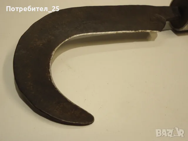 Стар  кован инструмент - косер, снимка 2 - Други ценни предмети - 56510094